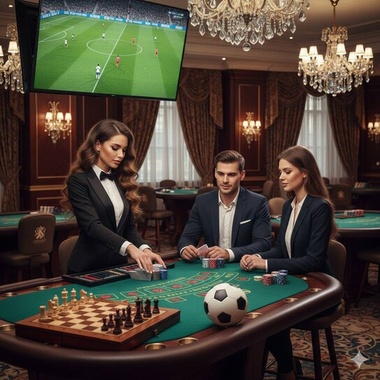 抢庄牛牛棋牌主视觉